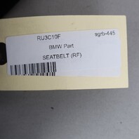 2012-2013 BMW 328i 335i M3 Coupe Right  Front Seat Belt 72117284362 OEM Used