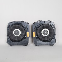 BMW 528i 535i 550i 640i 650i Floor Speaker Subwoofer Pair 65139169687 OEM