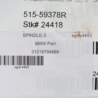 2013-2015 BMW X1 2.0 Right Front Spindle Knuckle Hub 31216784866 OEM Used