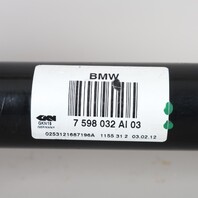 2011-2017 BMW X3 3.0 Right Rear Axle Shaft CV Joint 33207598032 OEM Used