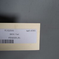 2004-2006 BMW 325ci 330ci Right Fender Black 41347065264 OEM Used