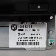 2007-2010 BMW X5 X6 Radio Stereo Navigation CCC Receiver 65839159048 OEM Used