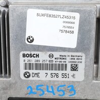 BMW 550i 650i 750i X5 4.8 N62 Engine Computer Module ECU ECM DME 7578458 OEM Used