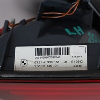 2014-2016 BMW 528i 535i 550i M5 Left Tail Light 63217306163 OEM Used