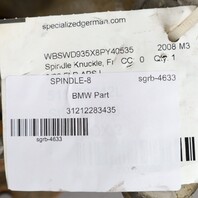 2008-2013 BMW M3 Left Front Spindle Knuckle Hub 31212283435 OEM Used