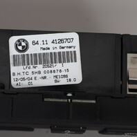 2001-2006 BMW 325i 328i 330i M3 Climate Control Panel 64114126707 OEM Used