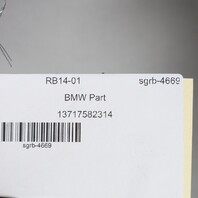 2011-2016 BMW 535i N55 Intercooler Air Duct Tract Tube Hose 13717582314 OEM Used