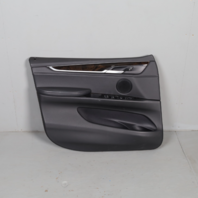2014-2018 BMW X5 Left Front Door Panel Black 51417369943 OEM Used