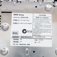 2002-2006 BMW 325i 330i M3 E46 Radio Business CD Player 65126927902 OEM Used