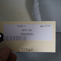 2004-2006 BMW 325ci 330ci Right Fender Titan Silver 41347065264 OEM Used