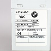 BMW 128i 328i 528i 535i X5 328i 650i Tire Pressure Module 36236778387 OEM Used