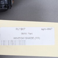 2007-2013 BMW X5 E70 Right Rear Door Sun Shade 51417137212 OEM Used