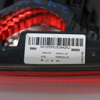 2012-2015 BMW 320i 328i 335i Left Tail Light Lid Mount 63217372793 OEM Used