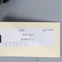 2008-2010 BMW 528i 535i 550i Left Door Mirror Space Grey 51167189623 OEM Used
