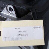 2010-2013 BMW 328i 335i Right Door Mirror OEM Used 51167282654 Aftermarket Cover