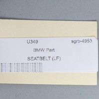 2011-2016 BMW 528i 535i 550i M5 F10 Left Front Seat Belt 72117241747 OEM Used
