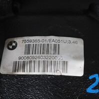 2008-2010 BMW 650i Rear Differential Carrier 3.46 Ratio 33107559366 OEM Used