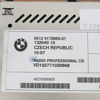 08-09 BMW 128i 135i 328i 335i Stereo Radio Professional CD 65129178860 OEM Used