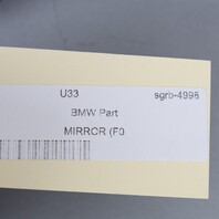 2007-2013 BMW X5 Left Door Mirror Side View 51167282721 OEM Used