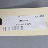 2007-2013 BMW X5 X6 Right Front Seat Belt Retractor Beige 72117171970 OEM Used