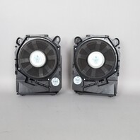 2008-2013 BMW 328i 335i M3 X1 Floor Speaker Subwoofer Pair 65139143143 OEM Used