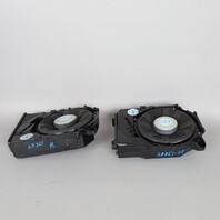 2008-2013 BMW 328i 335i M3 X1 Floor Speaker Subwoofer Pair 65139143143 OEM Used