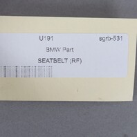 2007-2013 BMW 328i 335i M3 Coupe Right Front Seat Belt 72119114284 OEM Used