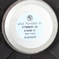 2008-2013 BMW 328i 335i M3 X1 Floor Speaker Subwoofer Pair 65139143143 OEM Used