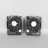 2008-2013 BMW 328i 335i M3 X1 Floor Speaker Subwoofer Pair 65139143143 OEM Used