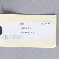 2006-2008 BMW 325i 328i 330i 335i Sedan Right Door Mirror 51167189978 OEM Used