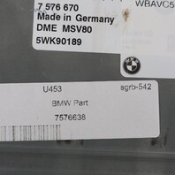 2007-2008 BMW 328i N51 Engine Computer Module ECU ECM DME 12147576638 OEM Used
