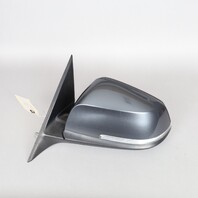 12-13 BMW 328i 335i Left Door Mirror Alpine Mineral Grey 51167245135 OEM Used