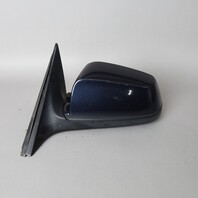 2008-2010 BMW 528i 535i 550i Left Door Mirror Blue 51167189623 OEM Used