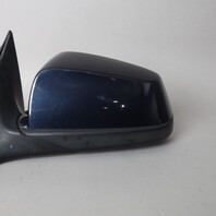 2008-2010 BMW 528i 535i 550i Left Door Mirror Blue 51167189623 OEM Used