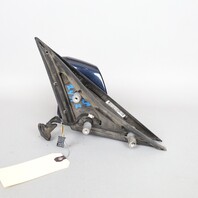 2008-2010 BMW 528i 535i 550i Left Door Mirror Blue 51167189623 OEM Used
