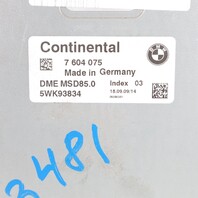 BMW 550i 650i 750i N63 Engine Control Module ECM ECU MSD85 12148610680 OEM Used