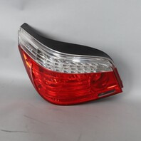 2008-2010 BMW 528i 535i 550i M5 Left Tail Light LCI 63217180515 OEM Used