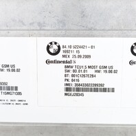 BMW 328i 128i 550i 650i 750i X5 Bluetooth Telematics Module 84109224421 OEM Used