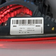 2012-2015 BMW 320i 328i 335i Tail Light Lid Mount Pair 63217259915 OEM Used