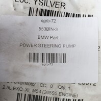 2001-2002 BMW 325i 330i M54 Power Steering Pump 32416756582 OEM