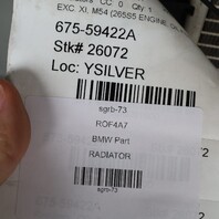 2001-2006 BMW 325i 330i E46 5 Speed Radiator OEM 17119071518