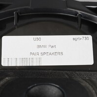 10-13 BMW X5 / 11-17 BMW X3 Central Subwoofer Speaker Pair 65139217913 OEM Used