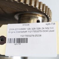 2006‑2013 BMW 128i 328i 528i Z4 N52 3.0 Engine Crankshaft 11217553279 OEM Used
