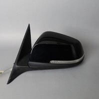 2013-2015 BMW 328i 335i Door Mirror Left Side View Black 51167345673 OEM Used
