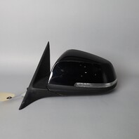 2013-2015 BMW 328i 335i Door Mirror Left Side View Black 51167345673 OEM Used