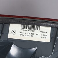 2014-2016 BMW 528i 535i 550i M5 Left Tail Light 63217306163 OEM Used