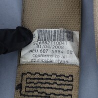 2002-2008 BMW 745i 745Li 750iFront Seat Belt Right Beige 72116982710 OEM Used