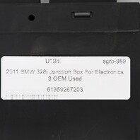 2011 BMW 328i Electronic Junction Box 61359267203 OEM Used