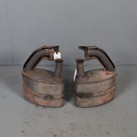 1995-1998 Porsche 911 993 Exhaust Muffler Right Left Pair 99311104504 OEM