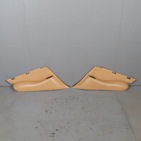 1995-1998 Porsche 911 993 Coupe Rear Quarter Trim Panels Pair Beige OEM